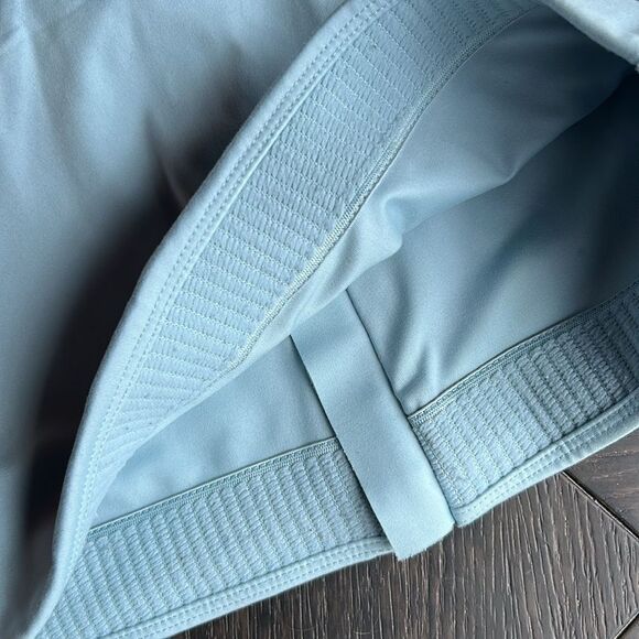 Girlfriend Collective Paloma Racer Back front zip hi impact Sports Bra Blue Var - Picture 15 of 16